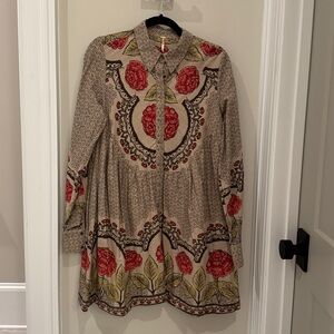 Free People Smell the Roses tunic dress
